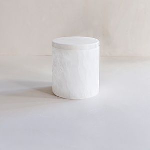 Bas - pot met deksel medium - wit