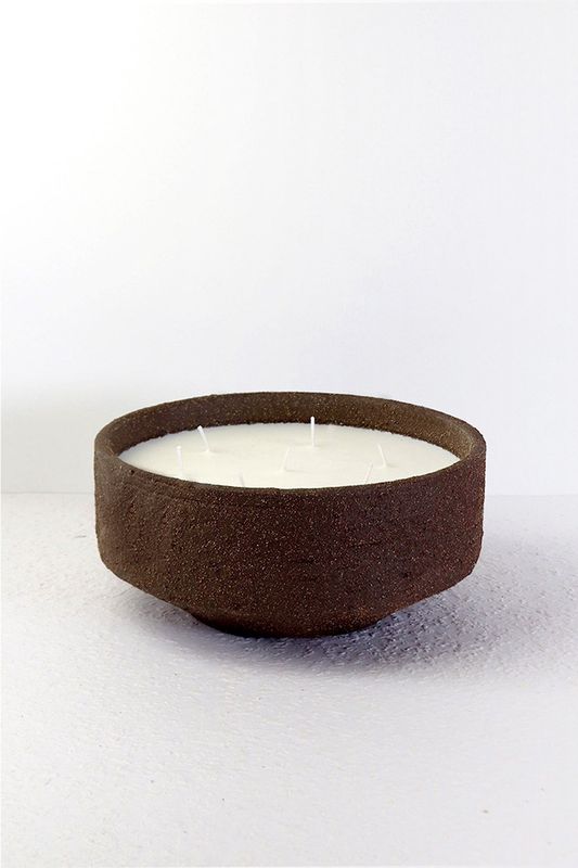 indoor candle scented - charcoal brown - Xlarge