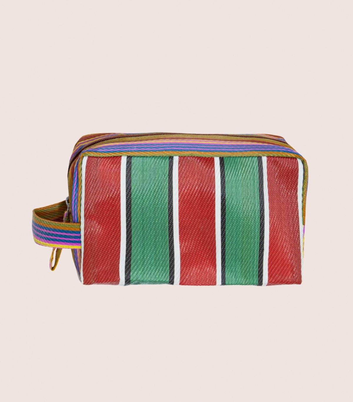 Woven pouch - red