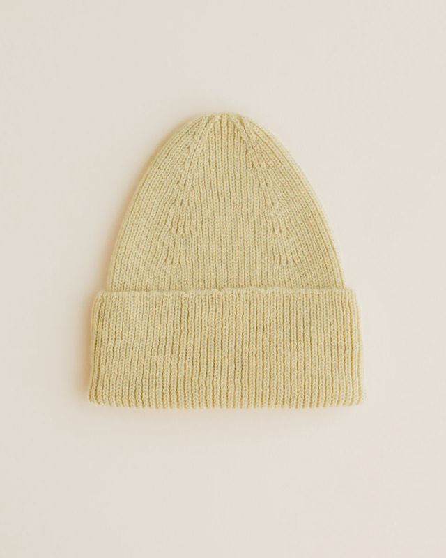 Beanie Fonzie KIDS (6 m - 2 years, Light Yellow)