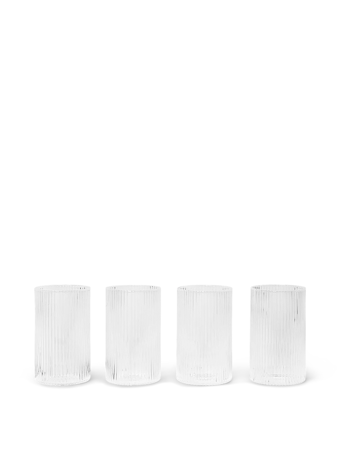 Ripple Verrines - Set of 4 - Clear