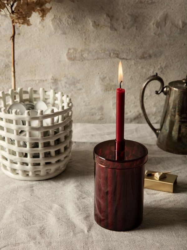 Ceramic Basket - Small - off white