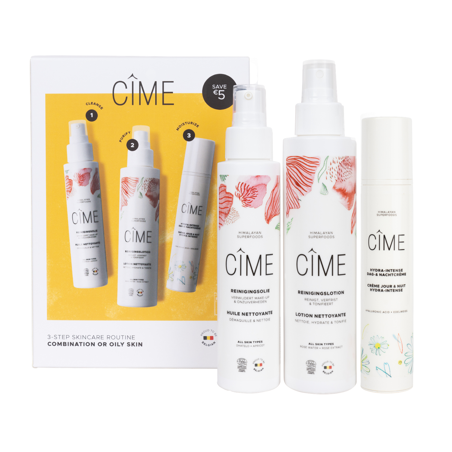 Skincare box - gemengde of vette huid
