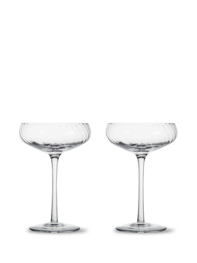 Champagne saucer helder