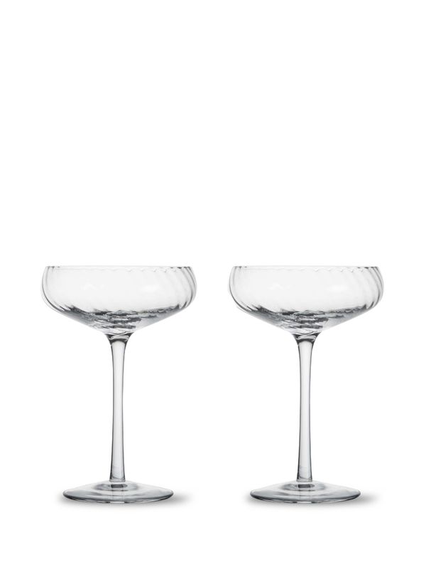 Champagne saucer helder