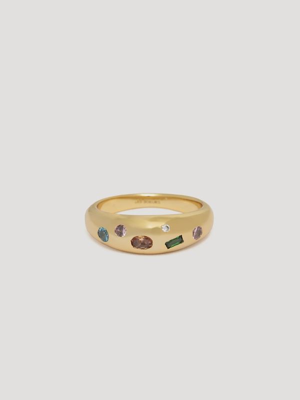 R7 - Claire Pastel Zirkonia Ring Gold