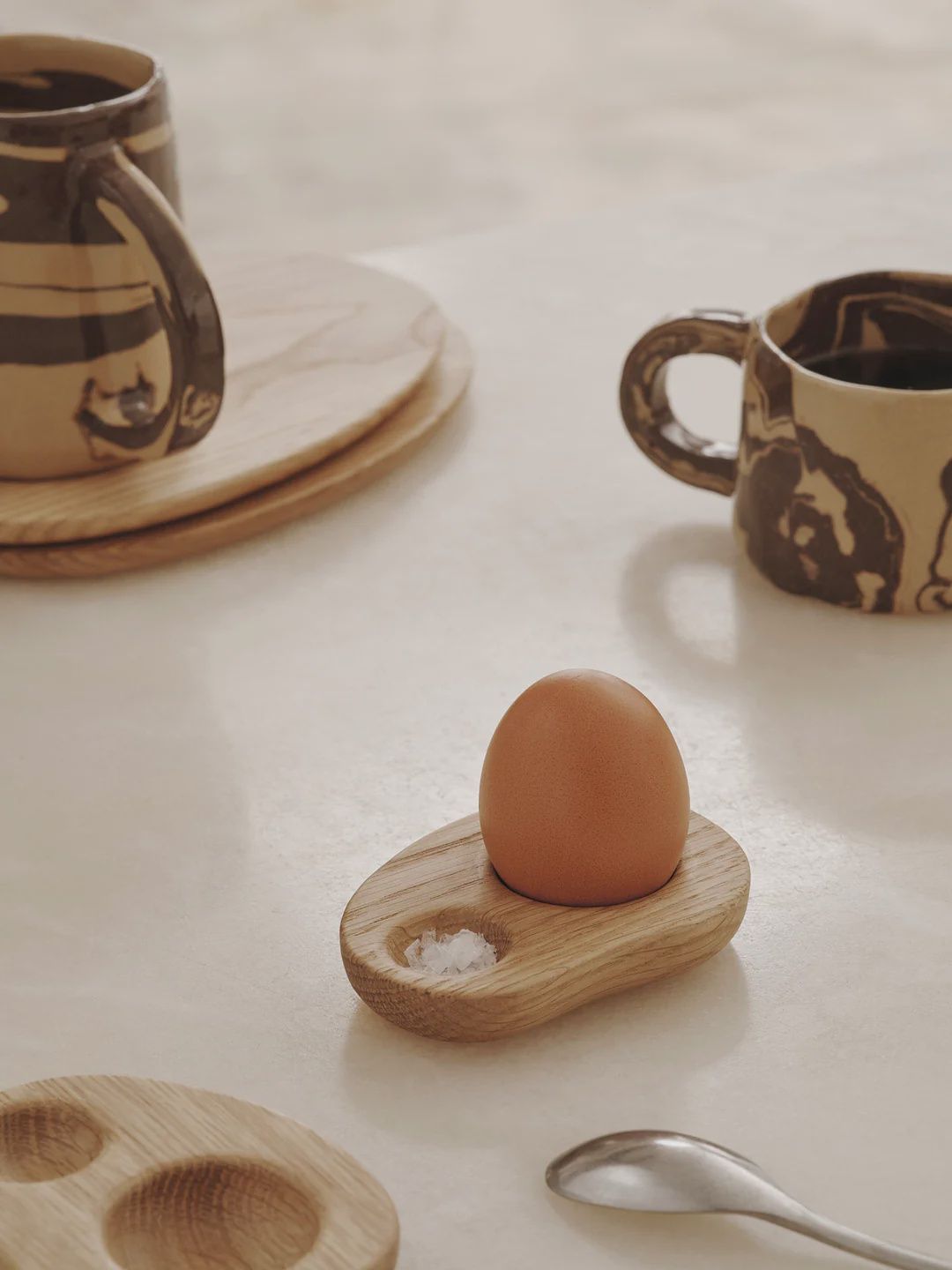 Cairn Egg Holder - Set of 2 - oak