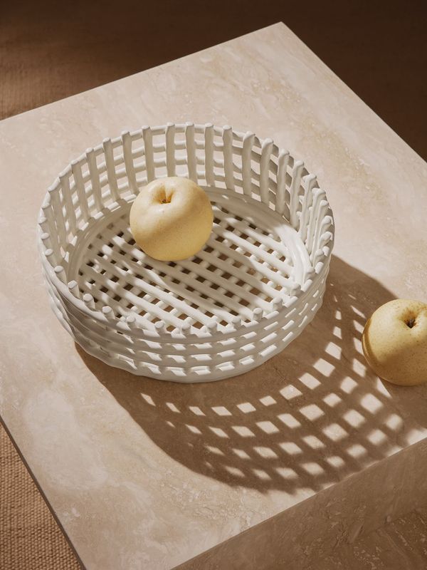 Ceramic Centrepiece - Off- white