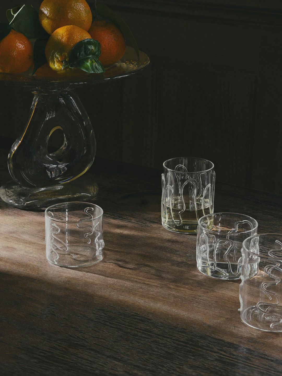 Doodle Glasses - Set of 2 - Low - Clear
