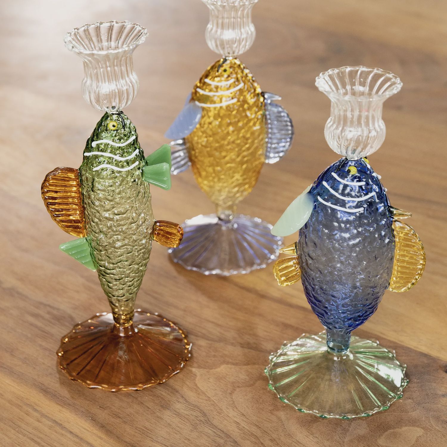 Candle holder fish