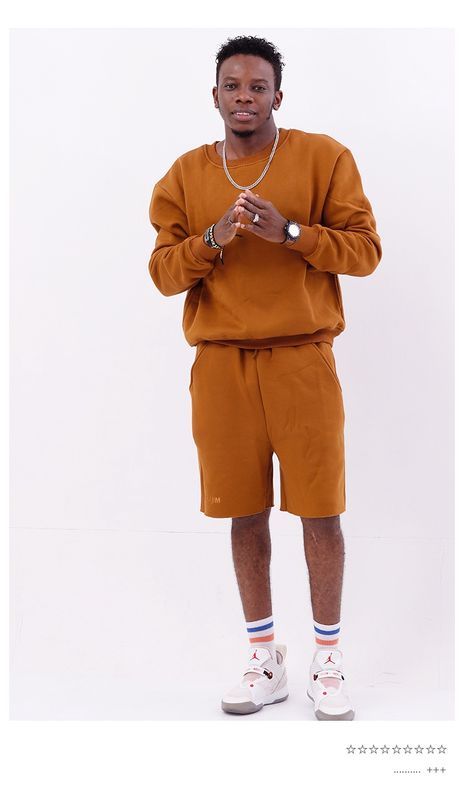 DAK Unisex Crewneck Sweater &#39;Brown&#39;