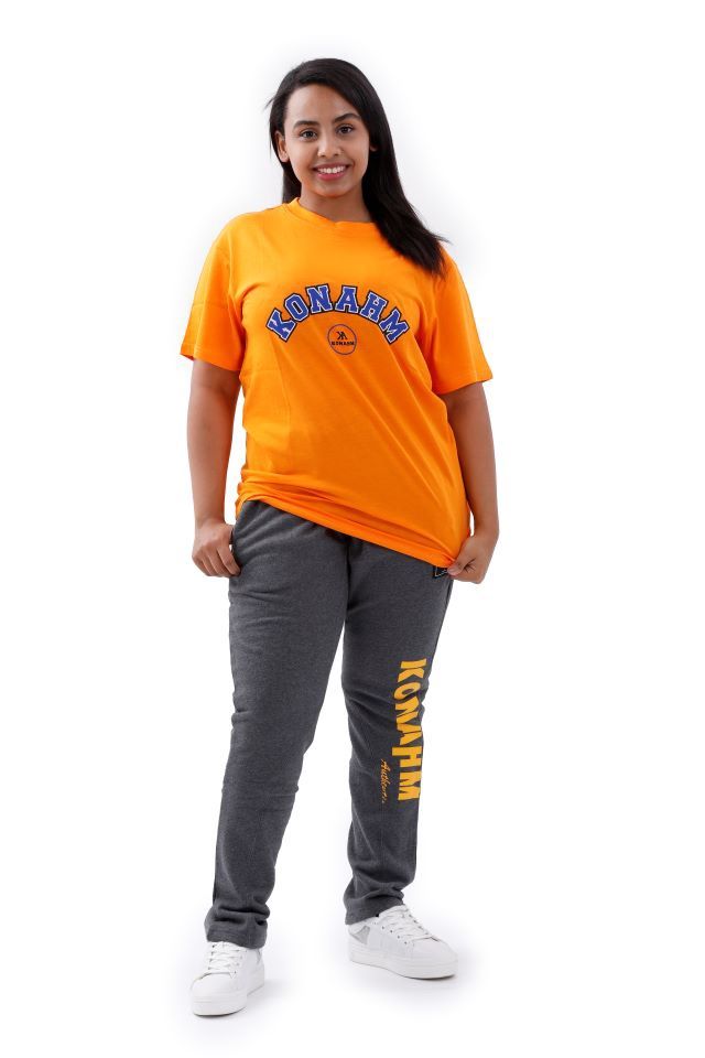Konahm College Tee &#39;Orange&#39;