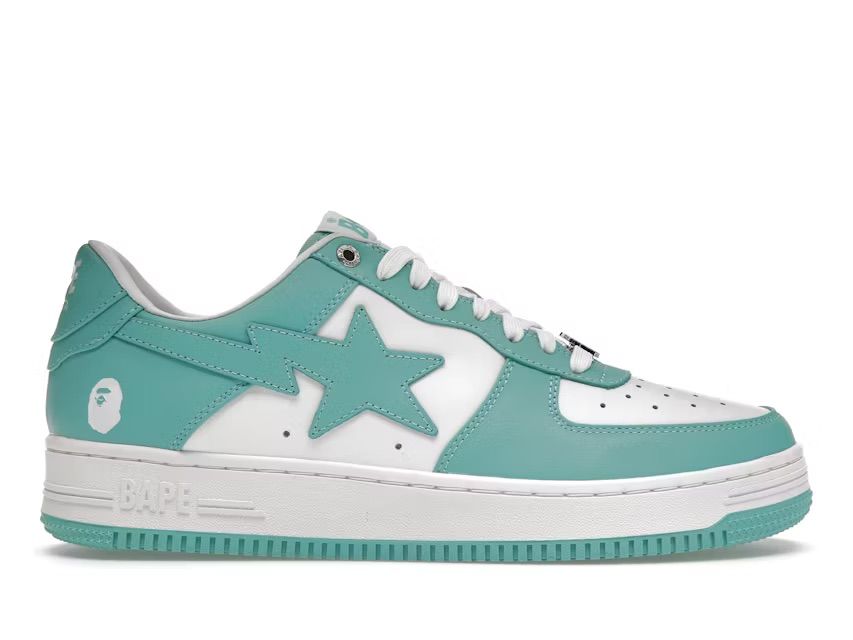 A Bathing Ape Bape Sta White Green