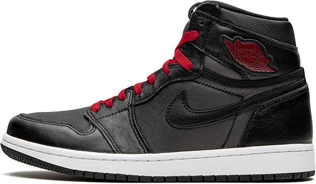 Jordan 1 Retro High &#39;Black Satin Gym Red&#39;