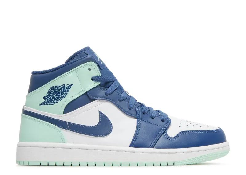 Jordan 1 Mid &#39;Mystic Navy Mint Foam&#39;