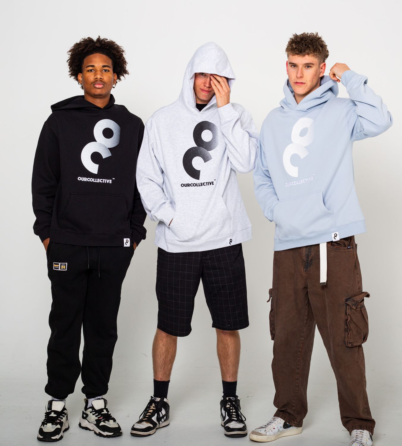 “Half tones” Relaxed hood