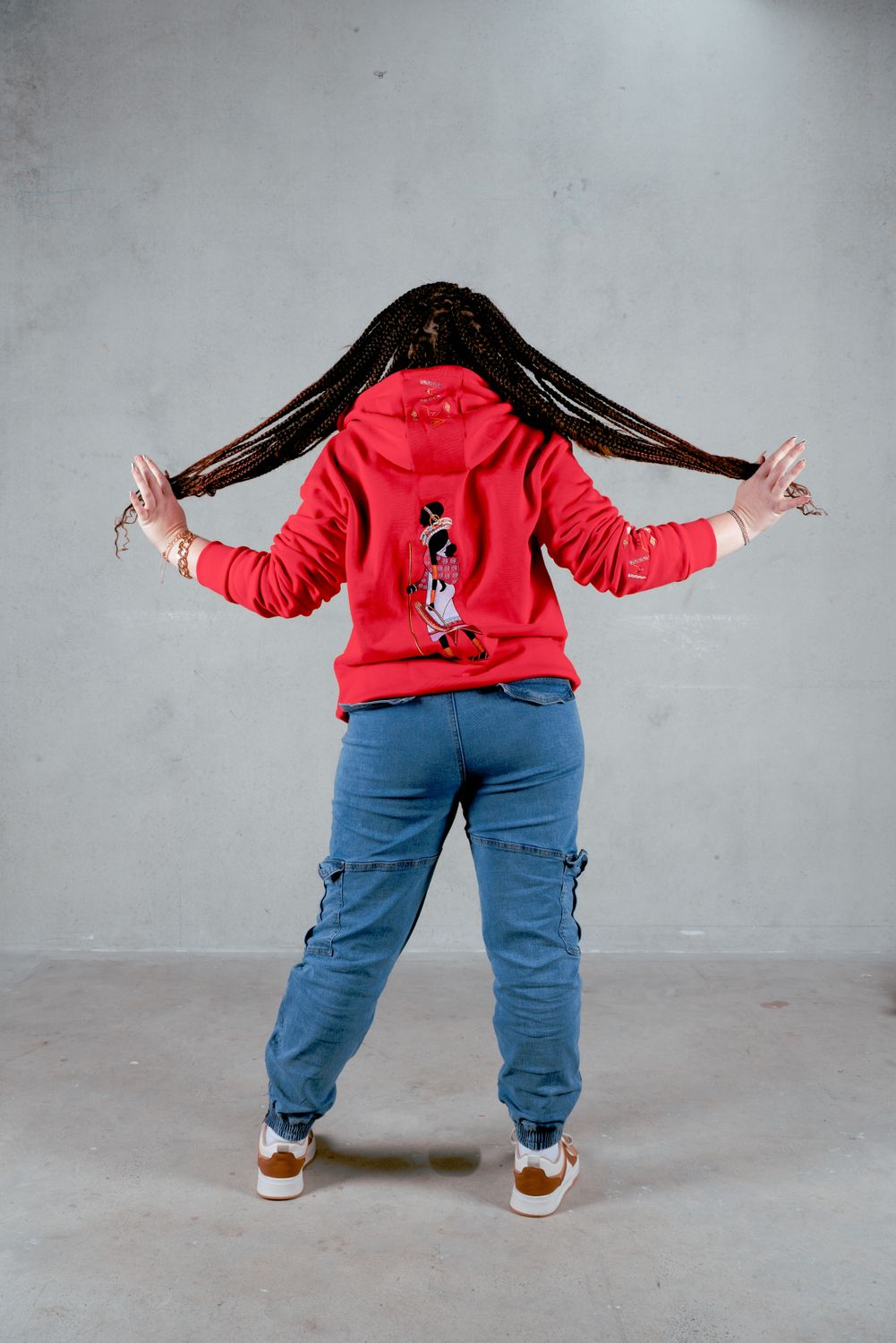 Moto Moto  Red Hoodie