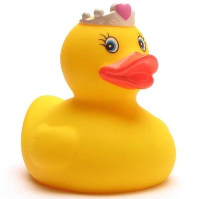 Canard de bain - Princesse couronne cœur