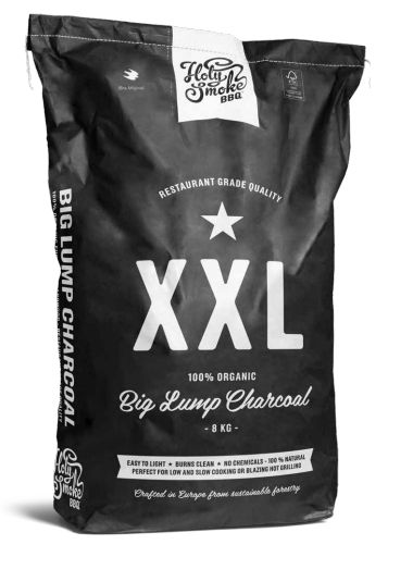 Holy smoke restaurant grade 100% natural charcoal 8kg