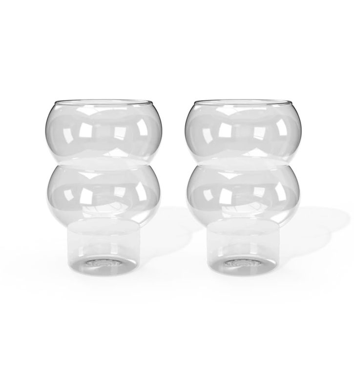Bubble set de 2 vasos para café