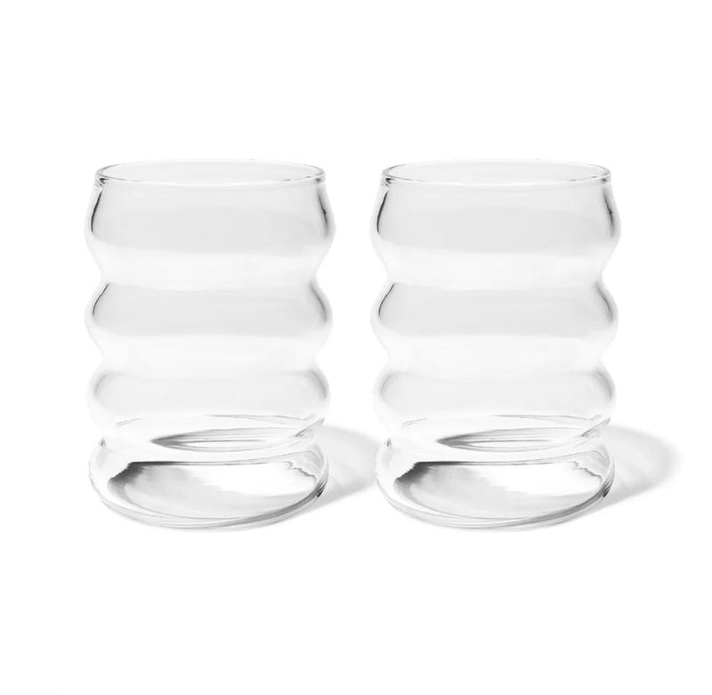 Santorini set de 2 vasos de cristal