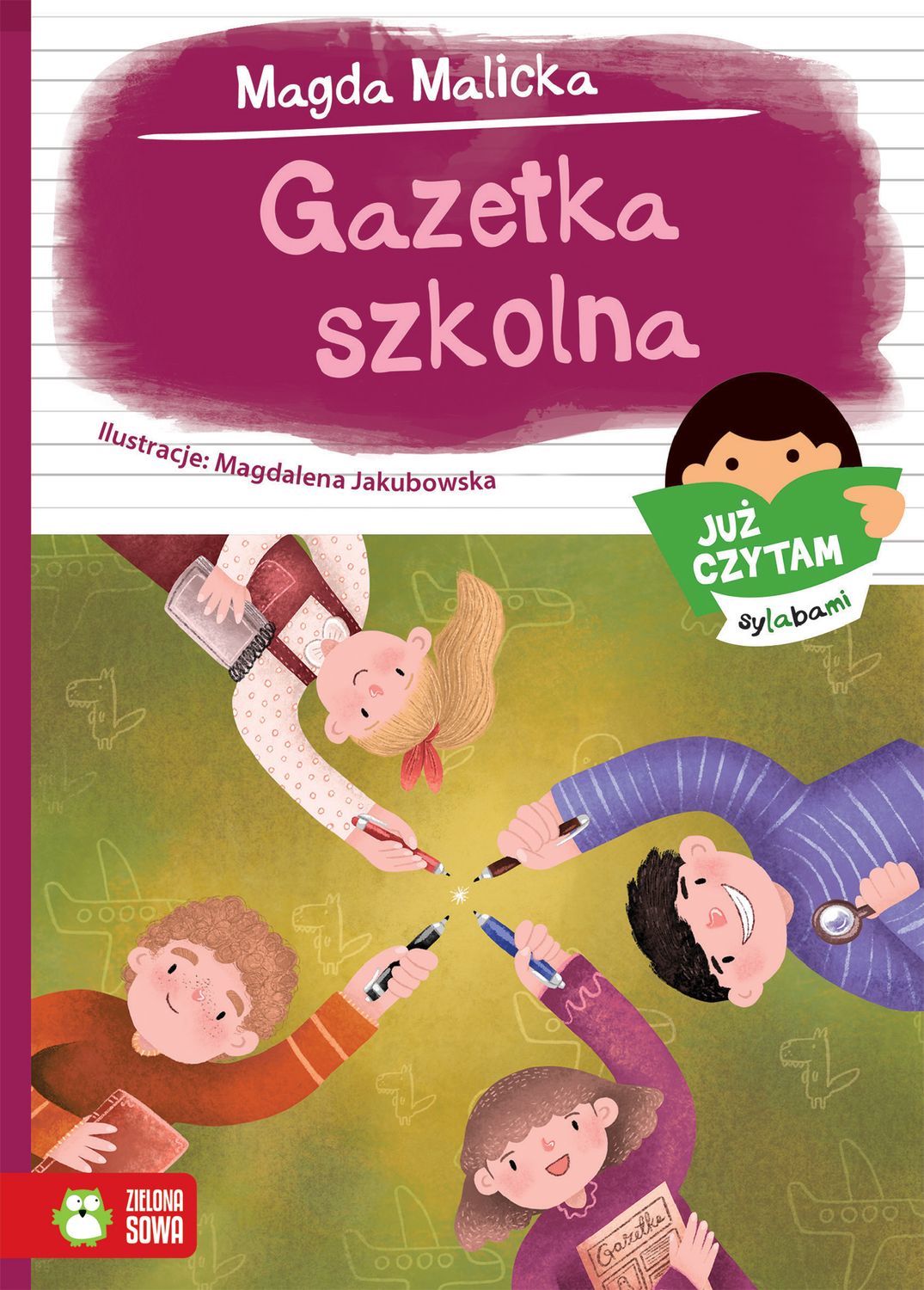 Gazetka szkolna. Już czytam sylabami.