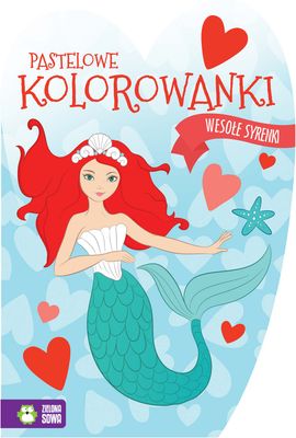 Pastelowe kolorowanki. Wesołe syrenki.