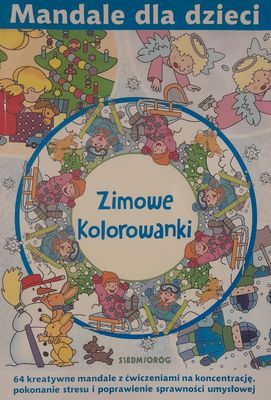Mandale dla dzieci. Zimowe kolorowanki.