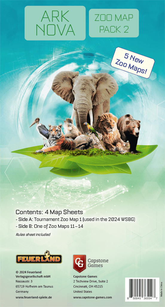 Ark Nova - Zoo Map Pack