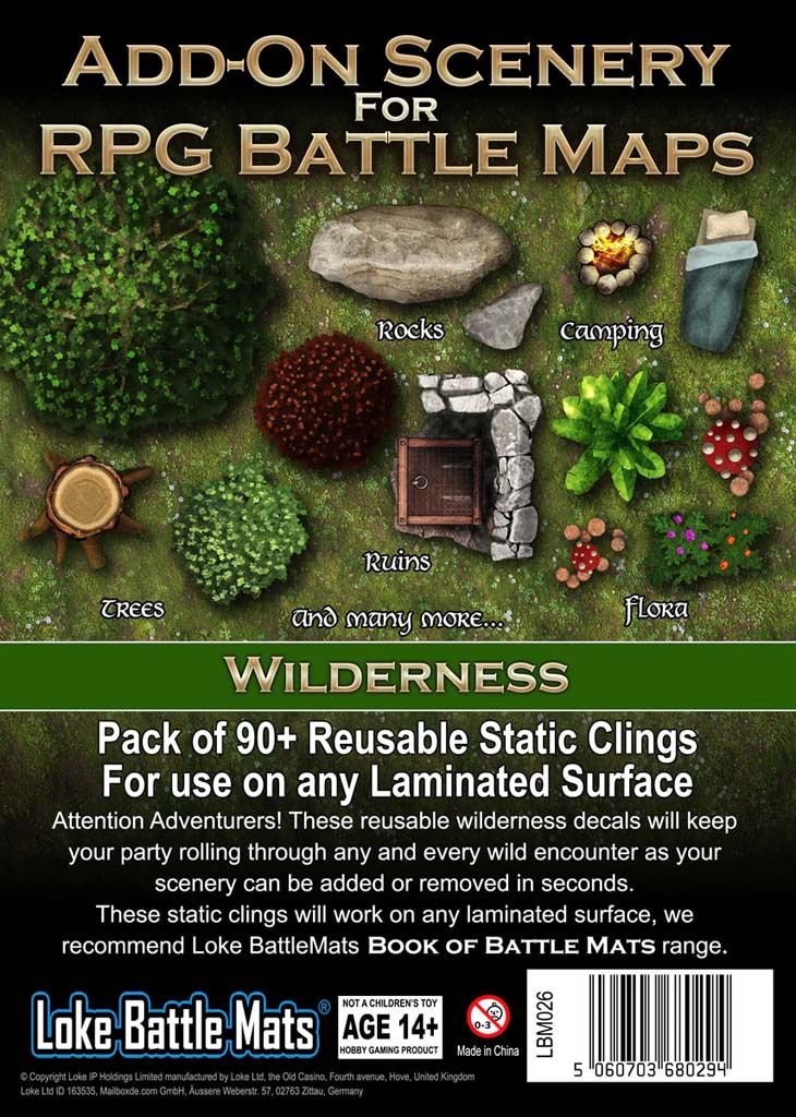 Battle Map Stickers - Wilderness