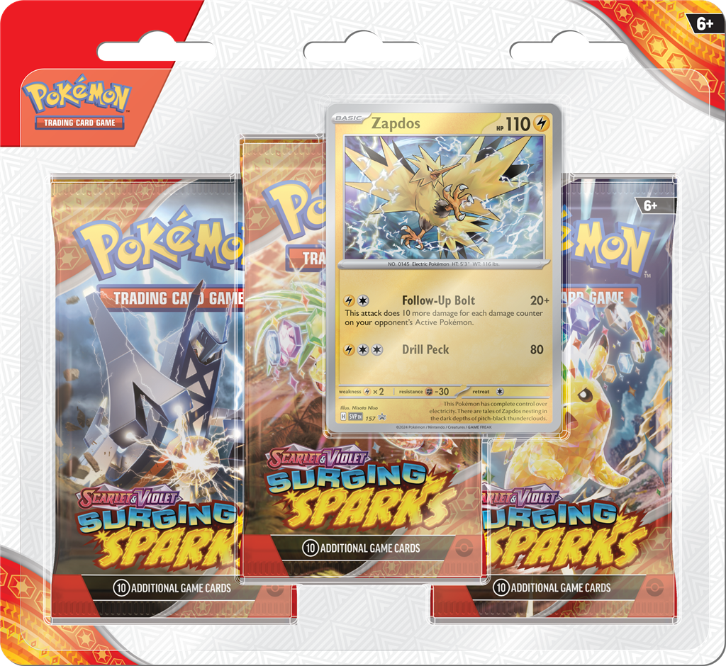 Pokémon - Scarlet & Violet - Surging Sparks 3BB