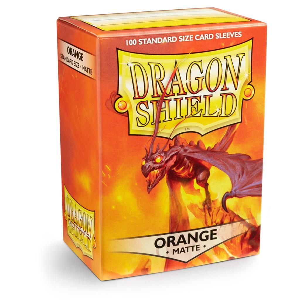Dragon Shield - Sleeves Orange Matte