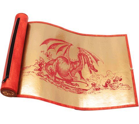 D&D Dice Scroll 50th Anniversary