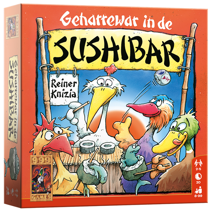 Geharrewar in de Sushibar