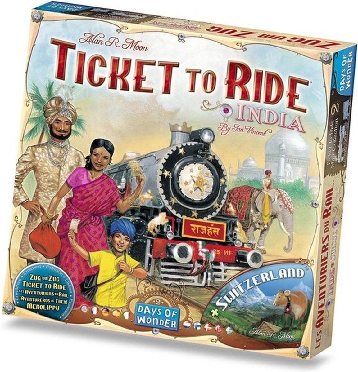 Ticket to Ride: India - Switzerland