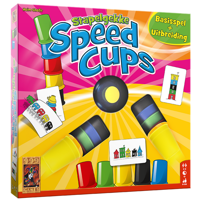 Stapelgekke Speed Cups 6 spelers