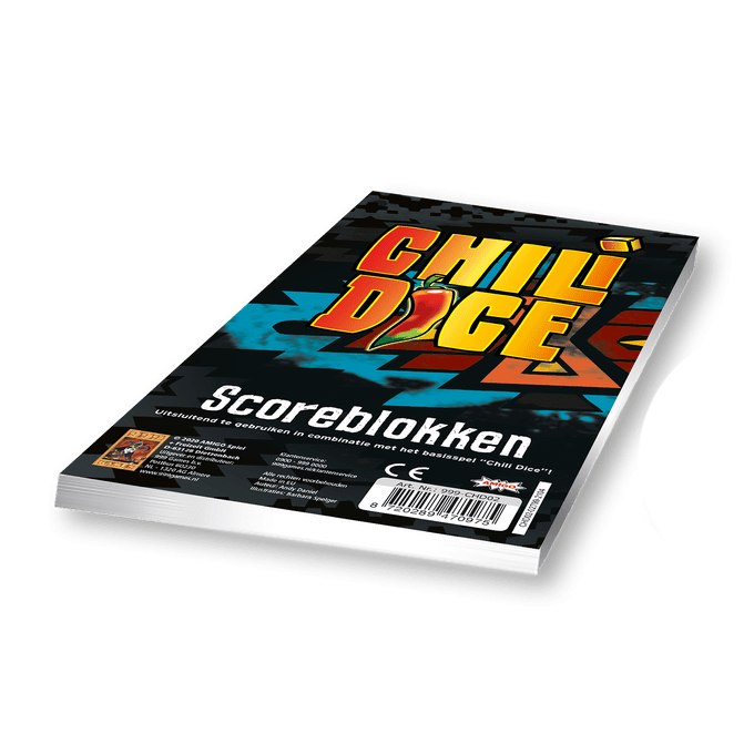 Scoreblokken Chili Dice drie stuks