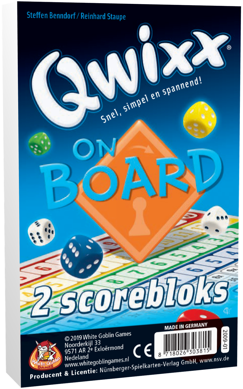 Qwixx On Board Bloks (extra scorebloks)