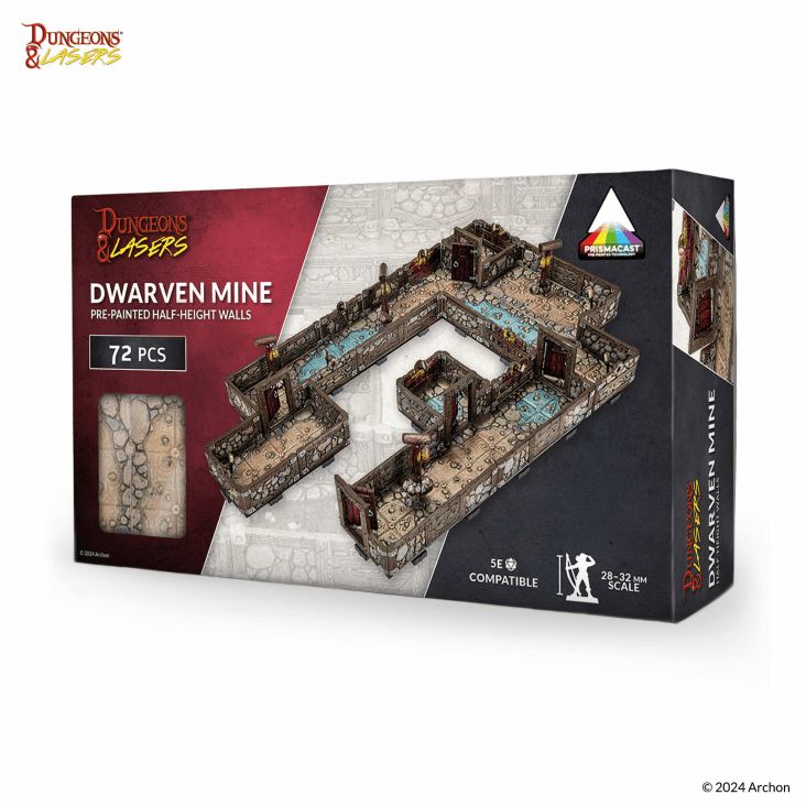 Dwarven Mine: Pre-Painted Terrain