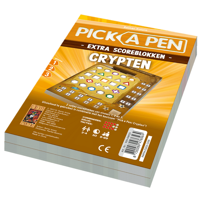 Pick a Pen Crypten Scoreblokken