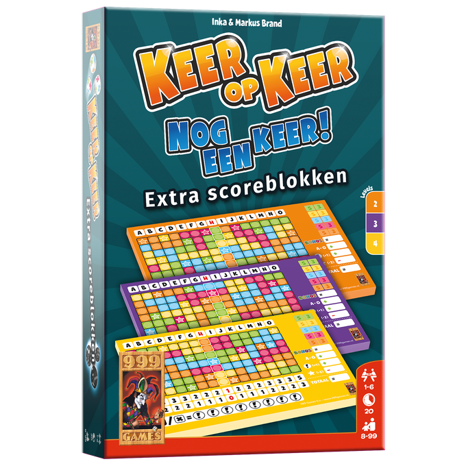 Scoreblokken Keer op Keer - Level 2 3 en 4
