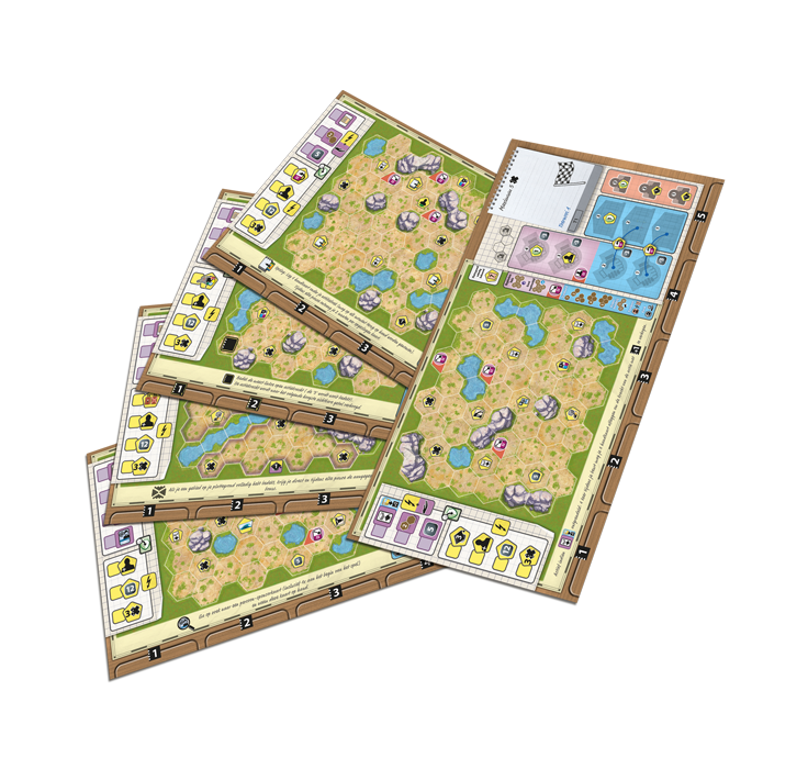 Ark Nova - Dierentuinplattegronden set 2
