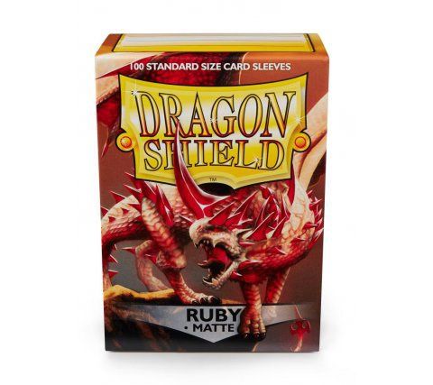 Dragon Shield - Sleeves Ruby Matte