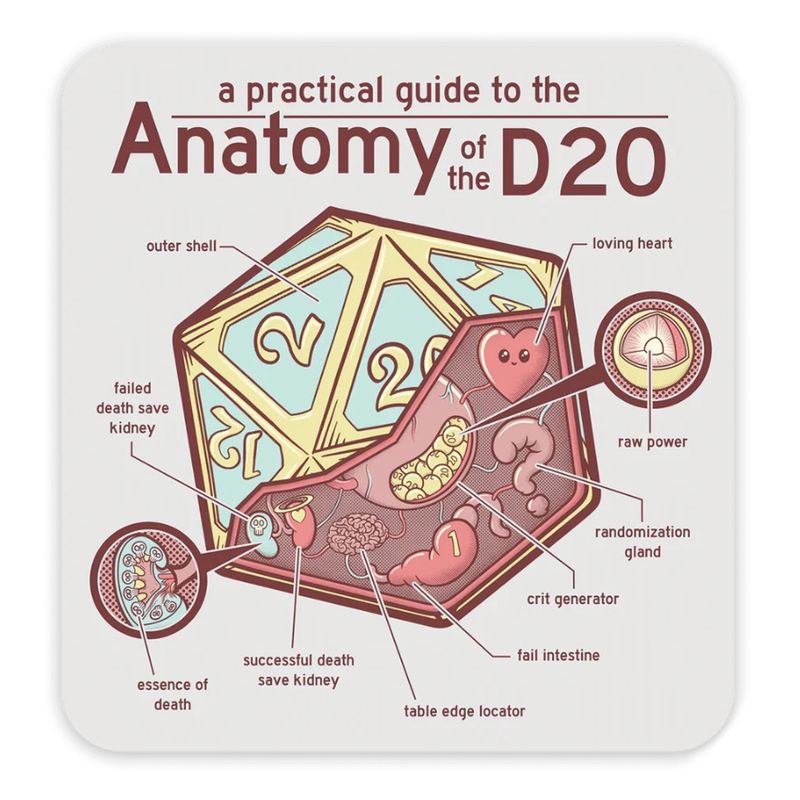 Anatomy of the D20 - Sticker