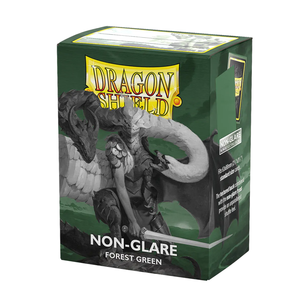 Dragon Shield - Sleeves Forest Green Non-Glare Matte