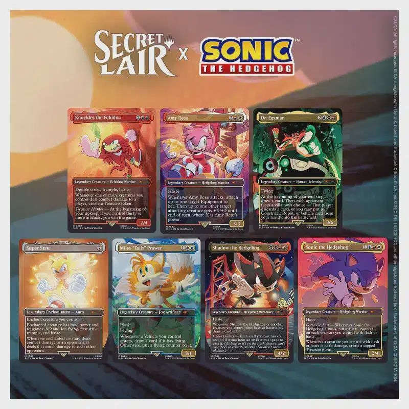 MTG Secret Lair x Sonic - Friends and Foes