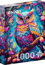 Puzzel- Dazzling Owl (1000)