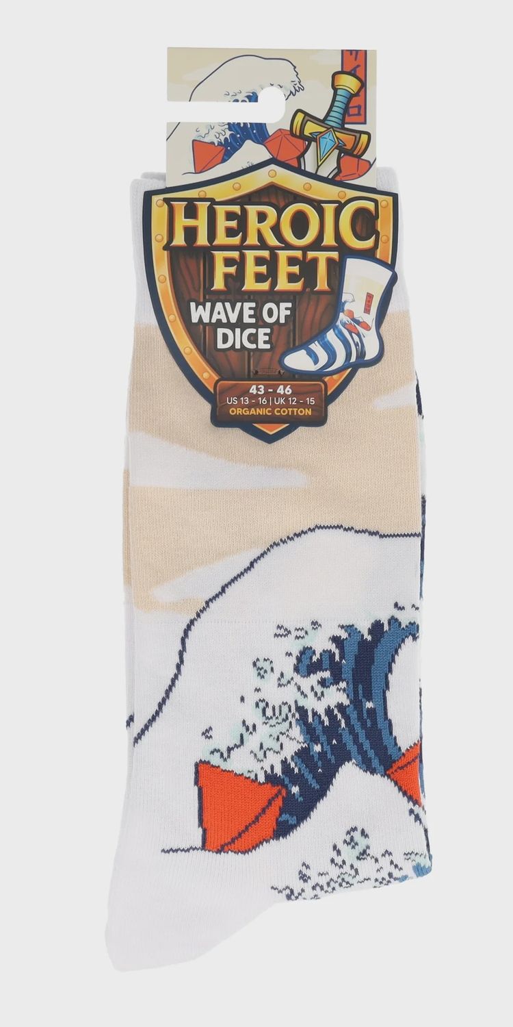 Wave of Dice Socks