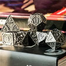 Barrel Plating Dice - Silver/Gold