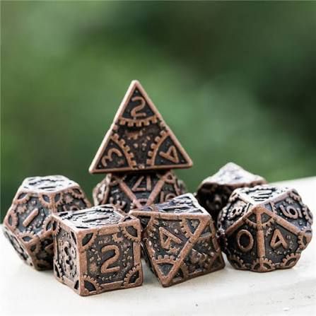Barrel Plating Dice - Copper